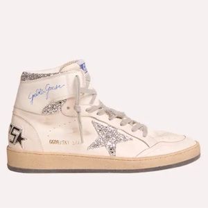 NEW w/Box Sky Star Leather High-Top Sneakers